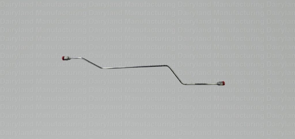 A metal rod on a gray background for Hydro Tractors.