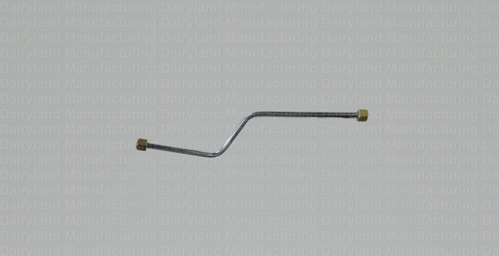 A metal hook on a gray background, used in IH 856 and 1256 engines.